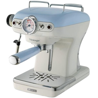 Рожкова кавоварка еспресо Ariete Espresso Vintage Light Blue (1389/15)