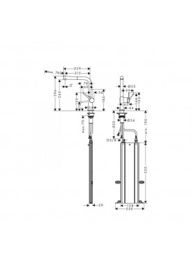 Змішувач для кухонного миття Hansgrohe Talis 72809000