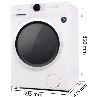 Пральна машина автоматична Midea MF200W80WB/W-UA