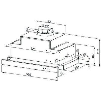 Витяжка телескопічна Best Chef Simple touch 750 inox 60 (OCORB60I4UW.S3.SA.SSA_BST)