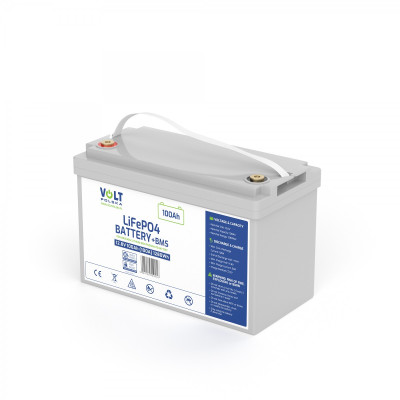 Акумулятор Volt Polska LiFePO4 12,8V 100Ah (100A) + BMS (6AKLI10012)