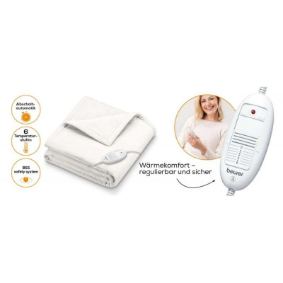 Електроковдра Beurer HD 75 White