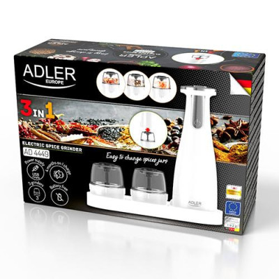 Подрібнювач спецій електричний Adler AD 4449w
