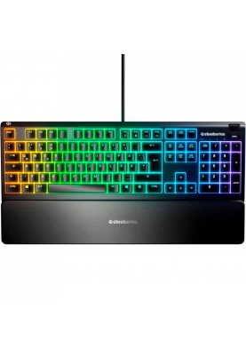 Клавіатура SteelSeries Apex 3 Whisper Quiet Switches (64813)