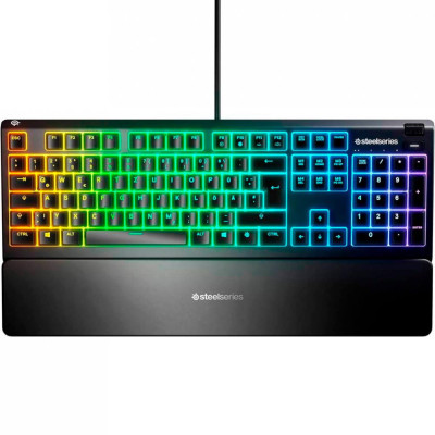 Клавіатура SteelSeries Apex 3 Whisper Quiet Switches (64813)