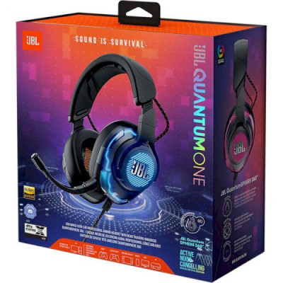 Комп'ютерна гарнітура JBL Quantum One Black (JBLQUANTUMONEBLK)
