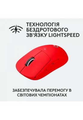 Миша Logitech G Pro X Superlight Wireless Red (910-006784)