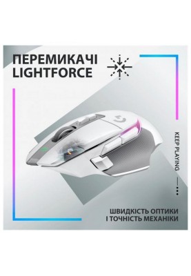 Миша Logitech G502 X Plus White (910-006171)