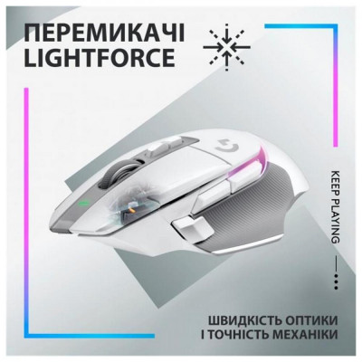 Миша Logitech G502 X Plus White (910-006171)
