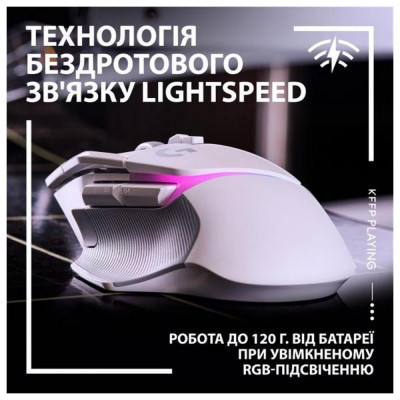 Миша Logitech G502 X Plus White (910-006171)