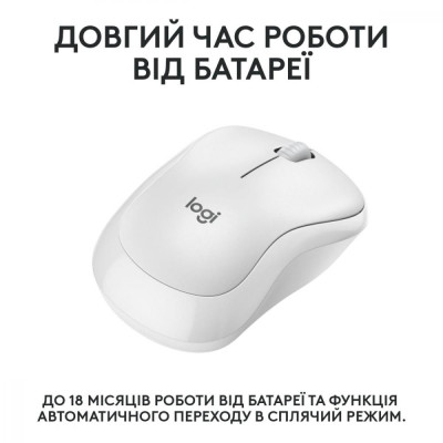 Миша Logitech M240 Off White (910-007120)