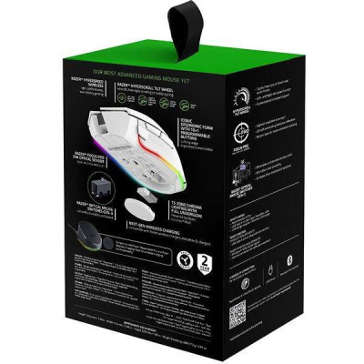 Миша Razer Basilisk V3 PRO Wireless White (RZ01-04620200-R3G1)