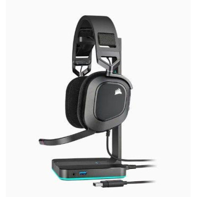 Навушники з мікрофоном Corsair HS80 RGB USB Carbon (CA-9011237)