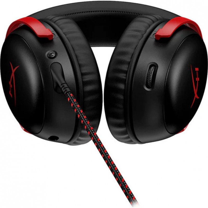 Навушники з мікрофоном HyperX Cloud III Black/Red (727A9AA)