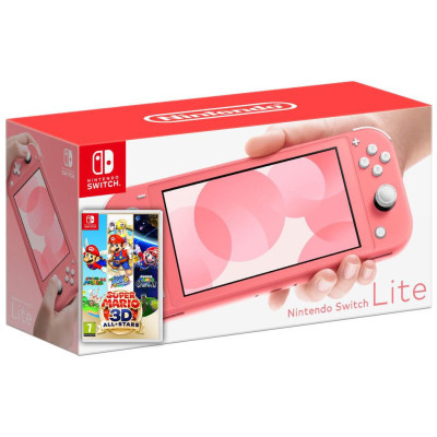 Портативна ігрова приставка Nintendo Switch Lite Coral (045496453176)