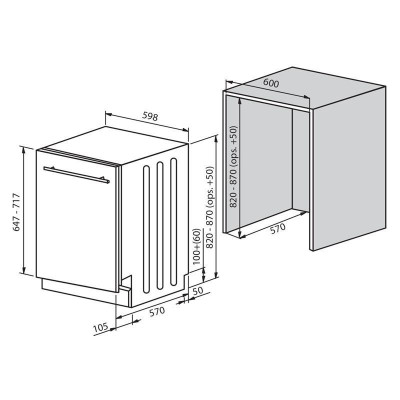 Посудомийна машина Vestfrost BDW 6012 IL