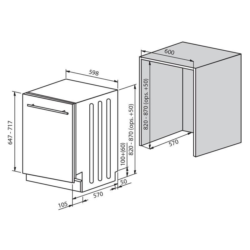 Посудомийна машина Vestfrost BDW 6012 IL