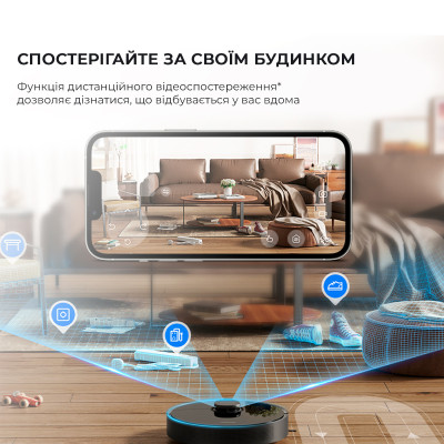 Робот-пилосос з вологим прибиранням Dreame D10s Plus (RLS6AD)