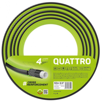 Шланг садовий Cellfast Шланг поливальний Quattro 50 м 3/4” (10-073)