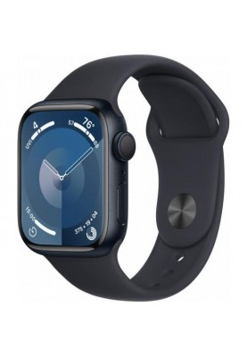 Смарт-годинник Apple Watch Series 9 GPS 45mm Midnight Aluminum Case w. Midnight Sport Band-S/M (MR993)
