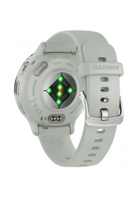 Смарт-годинник Garmin Venu 3S Silver S. Steel Bezel w. Sage Gray Case and S. Band (010-02785-01)