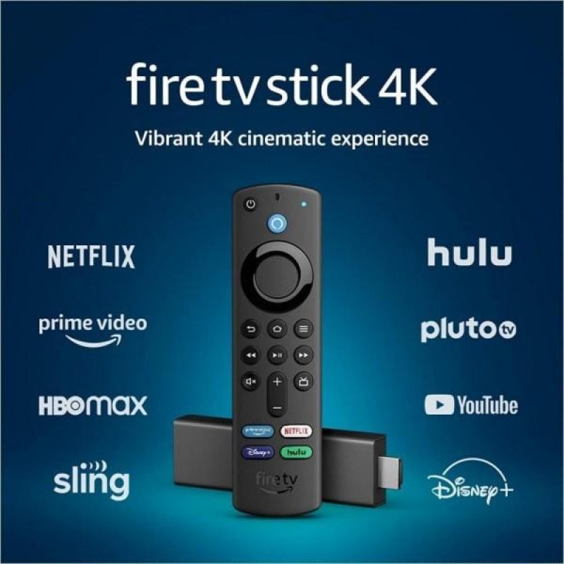 Smart-stick медіаплеєр Amazon Fire TV Stick 4K (B079QHMFWC)