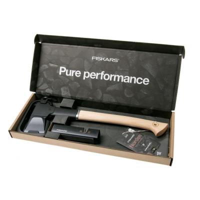 Універсальний Fiskars Norden splitting axe N12 + sharpener SET (1052277)