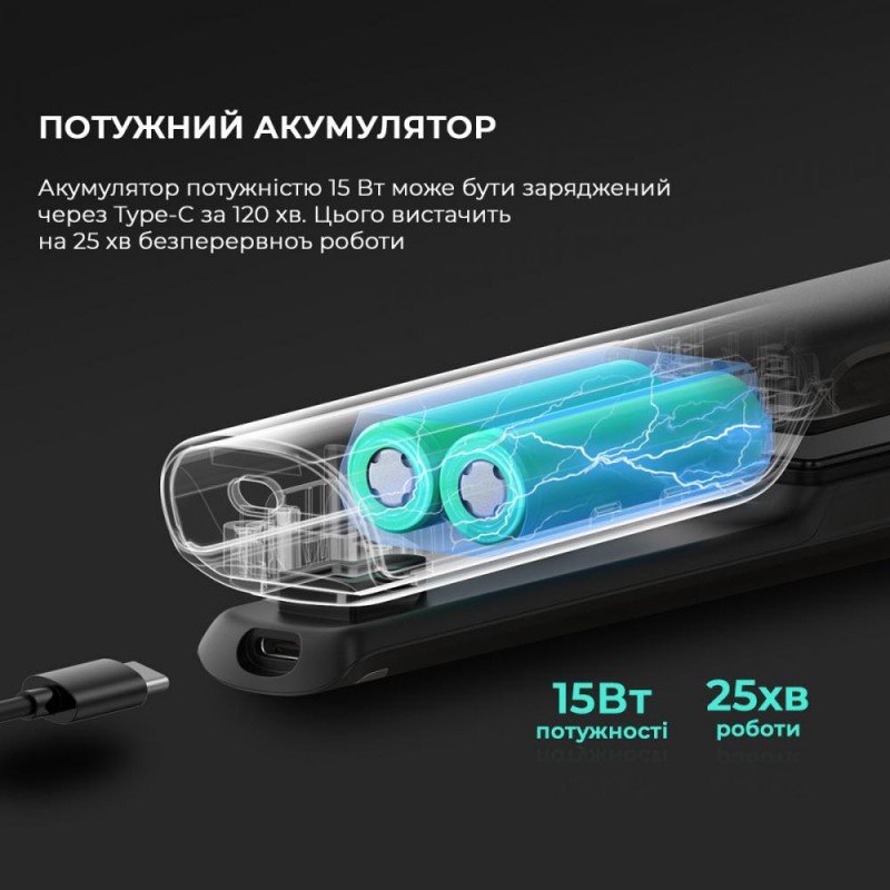 Праска для волосся Dreame Unplugged Cordless Hair Straightener (AST14A-BK)