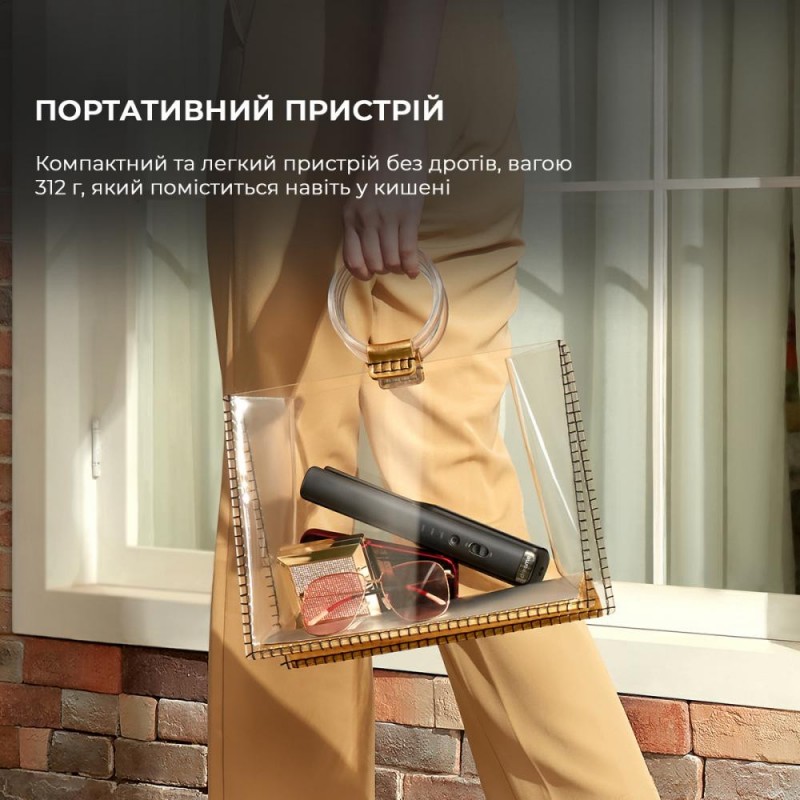 Праска для волосся Dreame Unplugged Cordless Hair Straightener (AST14A-BK)