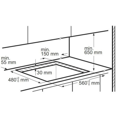 Варильна поверхня газова Electrolux KGG753753K Варильна поверхня газова Electrolux KGG753753K
