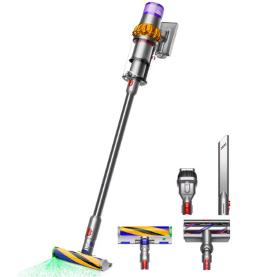 Вертикальний+ручний пилосос (2в1) Dyson V15 Detect Absolute 2023 Yellow/Nickel (446986-01)