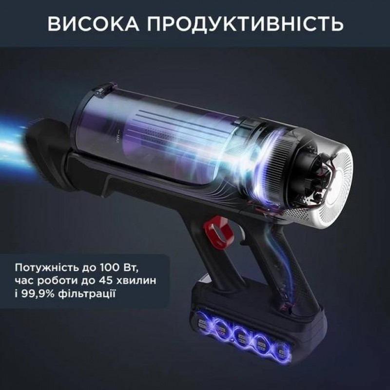 Вертикальний+ручний пилосос (2в1) Rowenta X-Force Flex 9.6 Allergy RH2037WO