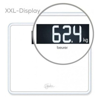 Ваги для підлоги електронні Beurer GS 410 SignatureLine White