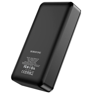 Зовнішній акумулятор (павербанк) Borofone BJ8 Extreme 30000mAh Black