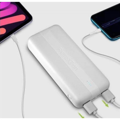 Зовнішній акумулятор (павербанк) Reinston 20000 mAh White (EPB028)