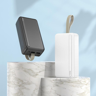 Зовнішній акумулятор (Power Bank) Hoco J91B 30000mAh White