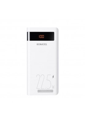 Зовнішній акумулятор (Power Bank) Romoss Sense 8PF 30000mAh White (PHP30-852-1735H)