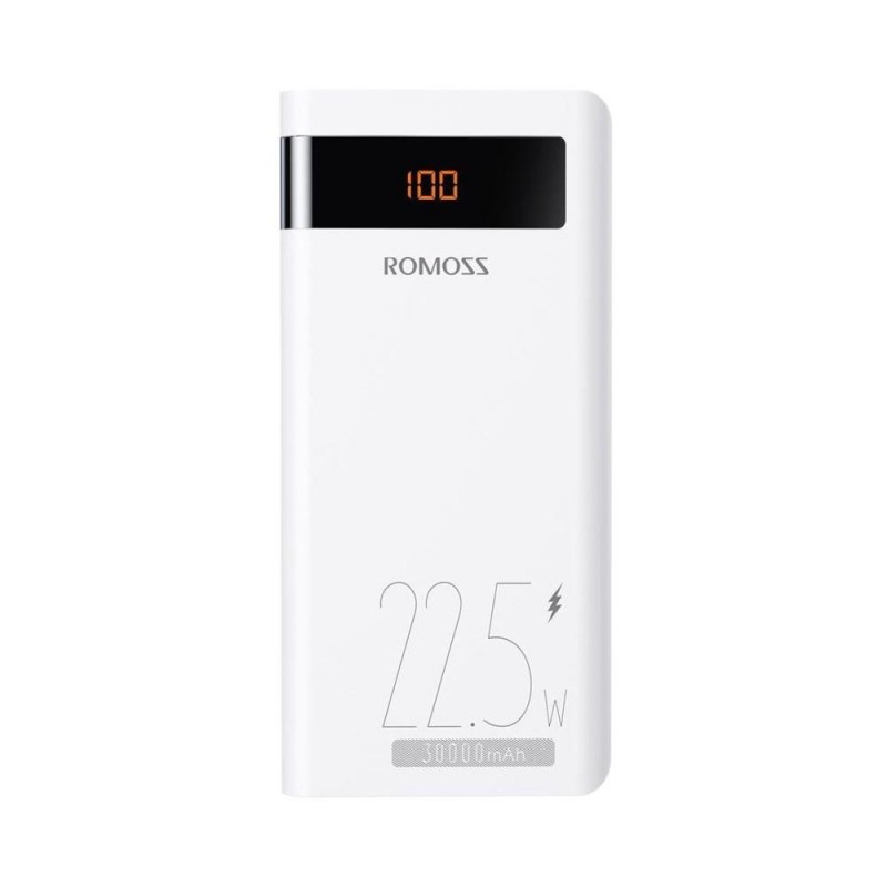 Зовнішній акумулятор (Power Bank) Romoss Sense 8PF 30000mAh White (PHP30-852-1735H)