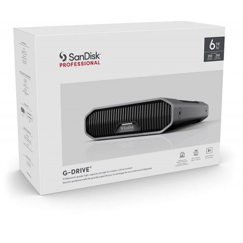 Жорсткий диск SanDisk Professional G-DRIVE 6 TB (SDPHF1A-006T-MBAAD)