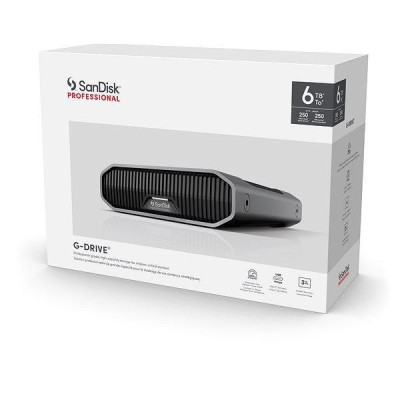 Жорсткий диск SanDisk Professional G-DRIVE 6 TB (SDPHF1A-006T-MBAAD) Жорсткий диск SanDisk Professional G-DRIVE 6 TB (SDPHF1A-006T-MBAAD)