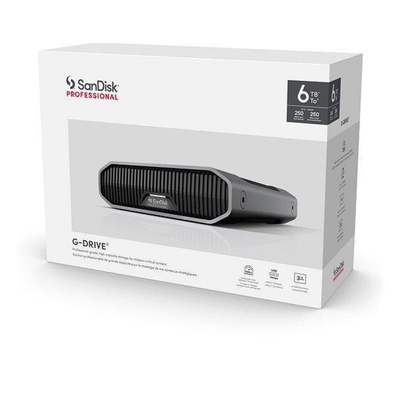 Жорсткий диск SanDisk Professional G-DRIVE 6 TB (SDPHF1A-006T-MBAAD)