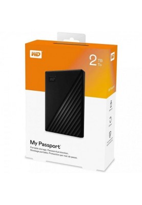 Жорсткий диск WD My Passport 2 TB Black (WDBYVG0020BBK-WESN)