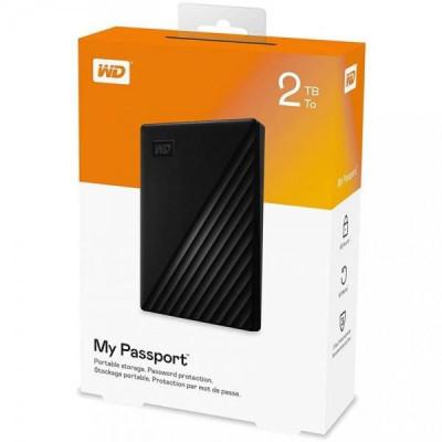 Жорсткий диск WD My Passport 2 TB Black (WDBYVG0020BBK-WESN)