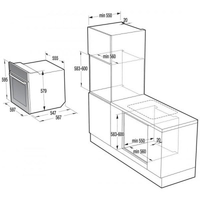 Духовка электрическая Gorenje BOS737E13X