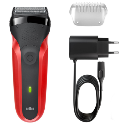 Електробритва чоловіча Braun Series 3 300s Red