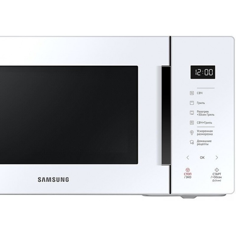 Мікрохвильовка з грилем Samsung MG23T5018AW/BW