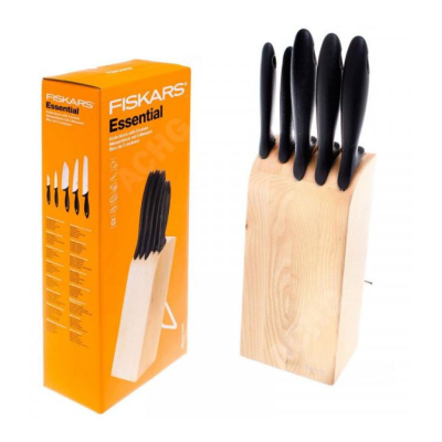Набір ножів 5шт. + Блок Fiskars (1023782)