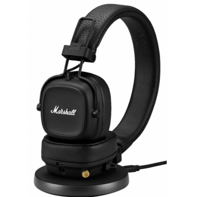 Навушники з мікрофоном Marshall Major IV Bluetooth Black (1005773)