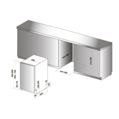 Посудомоечная машина Indesit DSIC 3M19