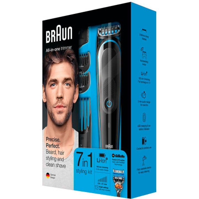 Тример для бороди та вусів Braun MGK5245